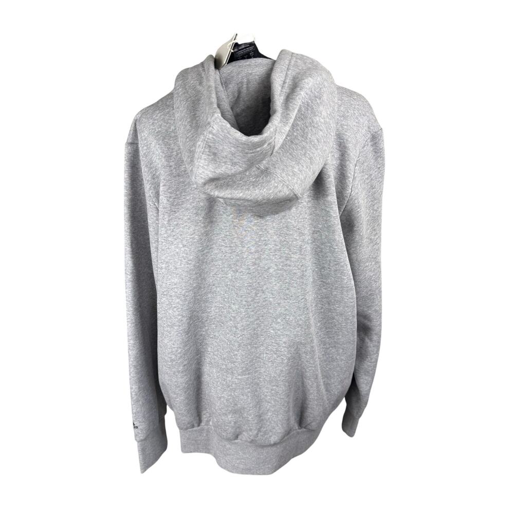 adidas Women's Essentials Logo Hoodie NWT GRAY PLUS SIZE 1X - Picture 3 of 7